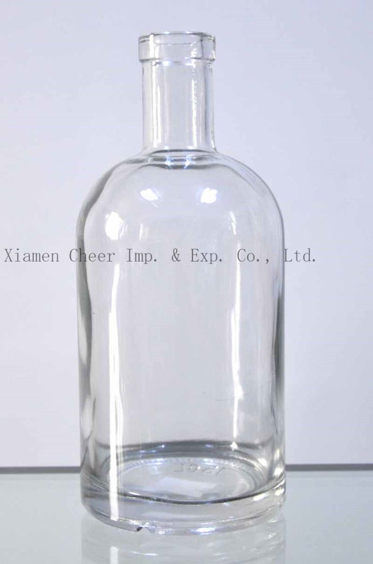 Високо ясни стъклени бутилки, алкохол бутилка 750ml (2761)