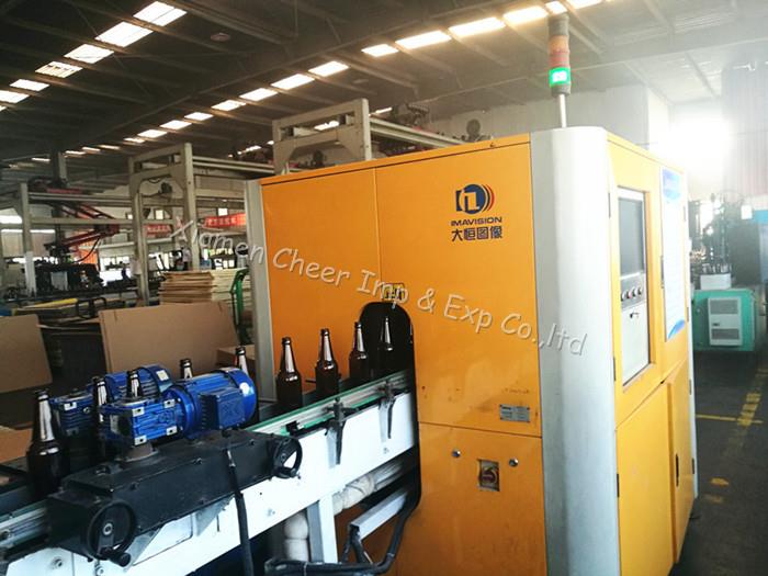production of beer bottles 